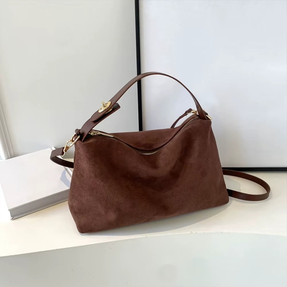 Elira Stockholm™ | Lyxig Suede Handväska