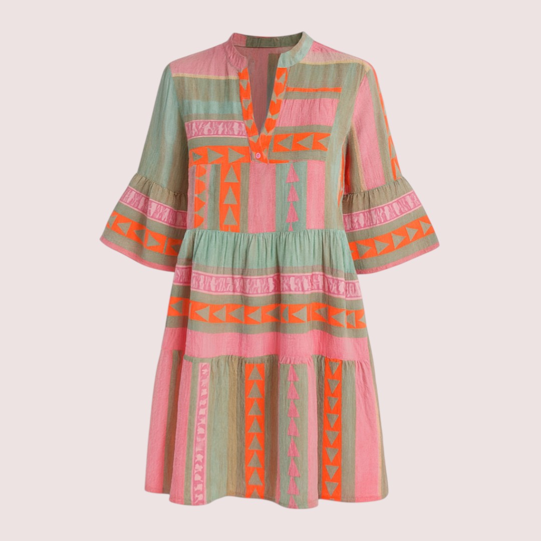 Elira Stockholm™ | Broderad sommarklänning
