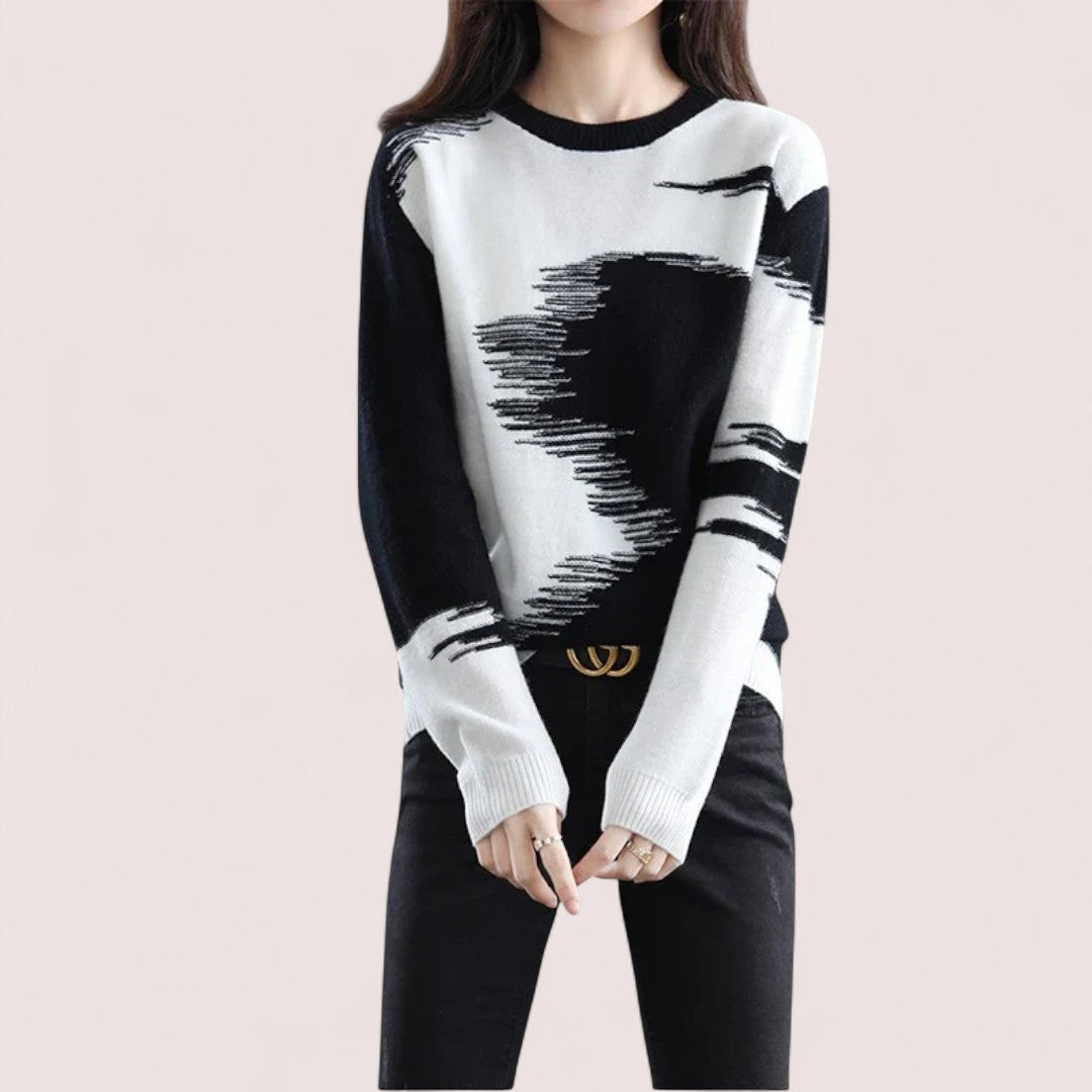 Elira Stockholm™ |  Tie Dye Stickad Tröja