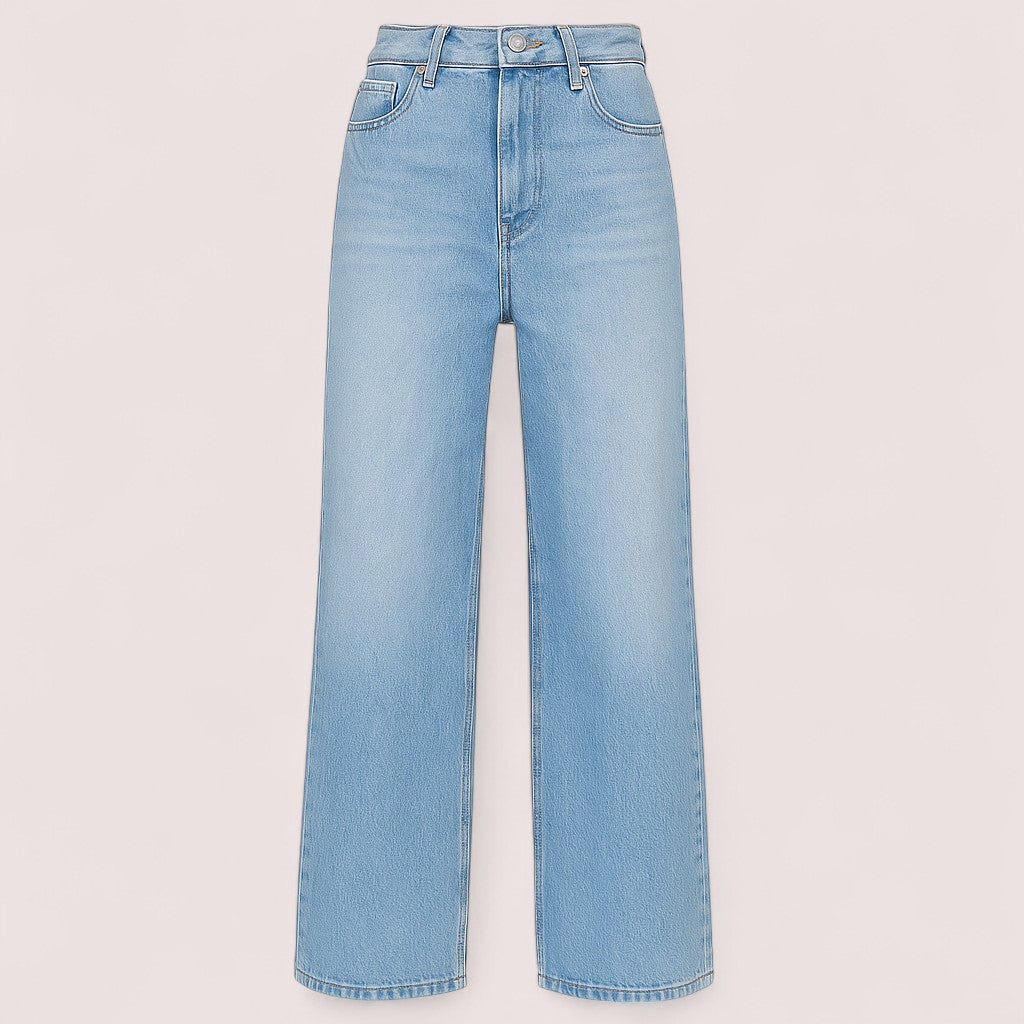 Elira Stockholm™ | Mid Rise - Vid Passform Denim Jeans