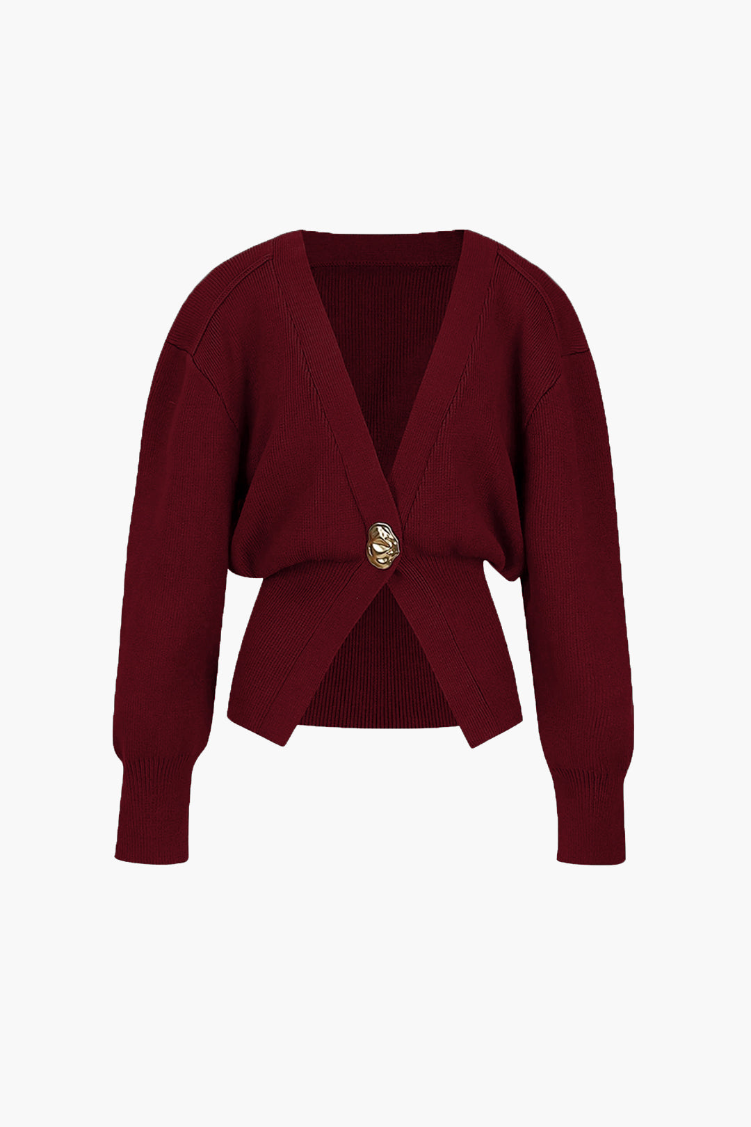 Elira Stockholm™ | Chique Cardigan Med Gyldna Knappar