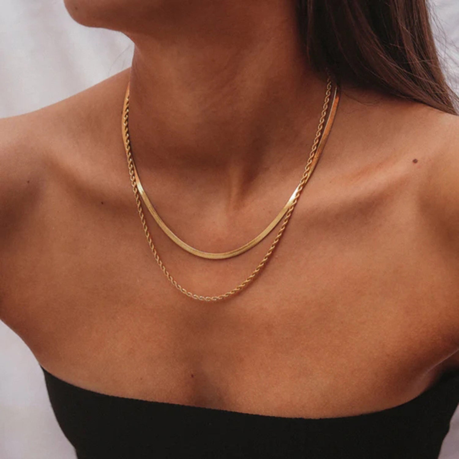 Elira Stockholm™ | 18K Guldhalsband