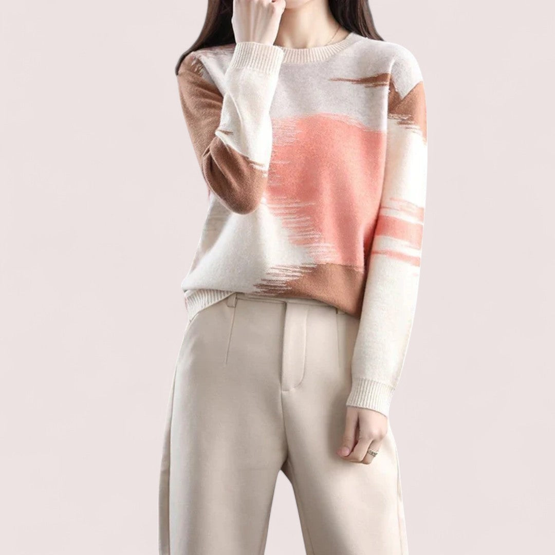 Elira Stockholm™ |  Tie Dye Stickad Tröja