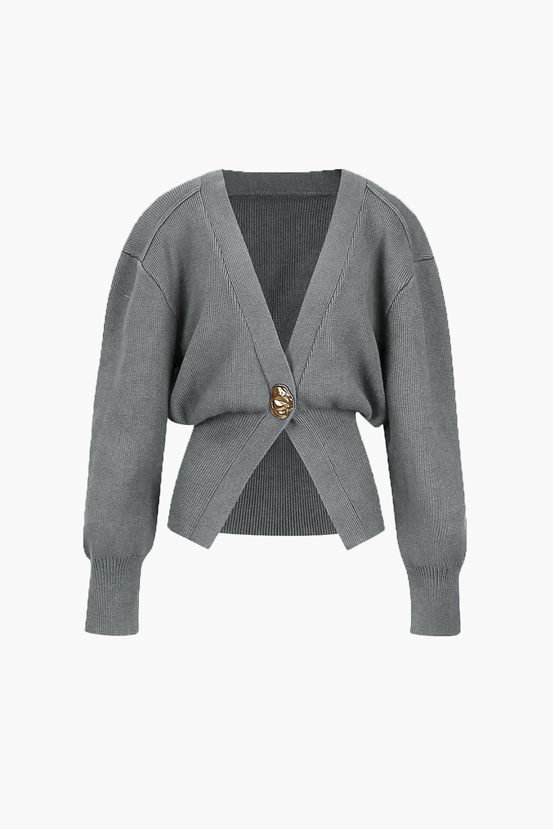 Elira Stockholm™ | Chique Cardigan Med Gyldna Knappar