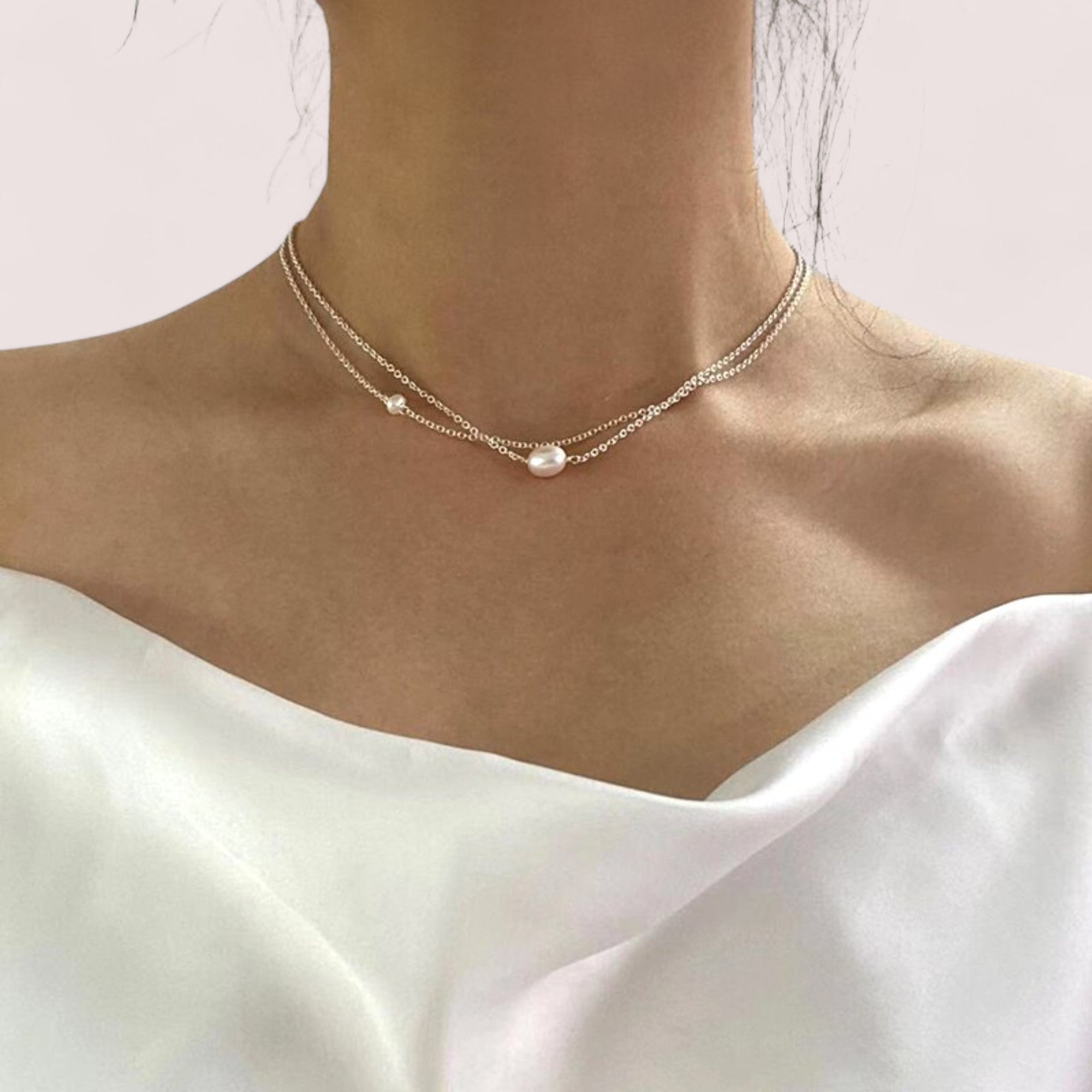 Elira Stockholm™ |  Halsband med Pärlor