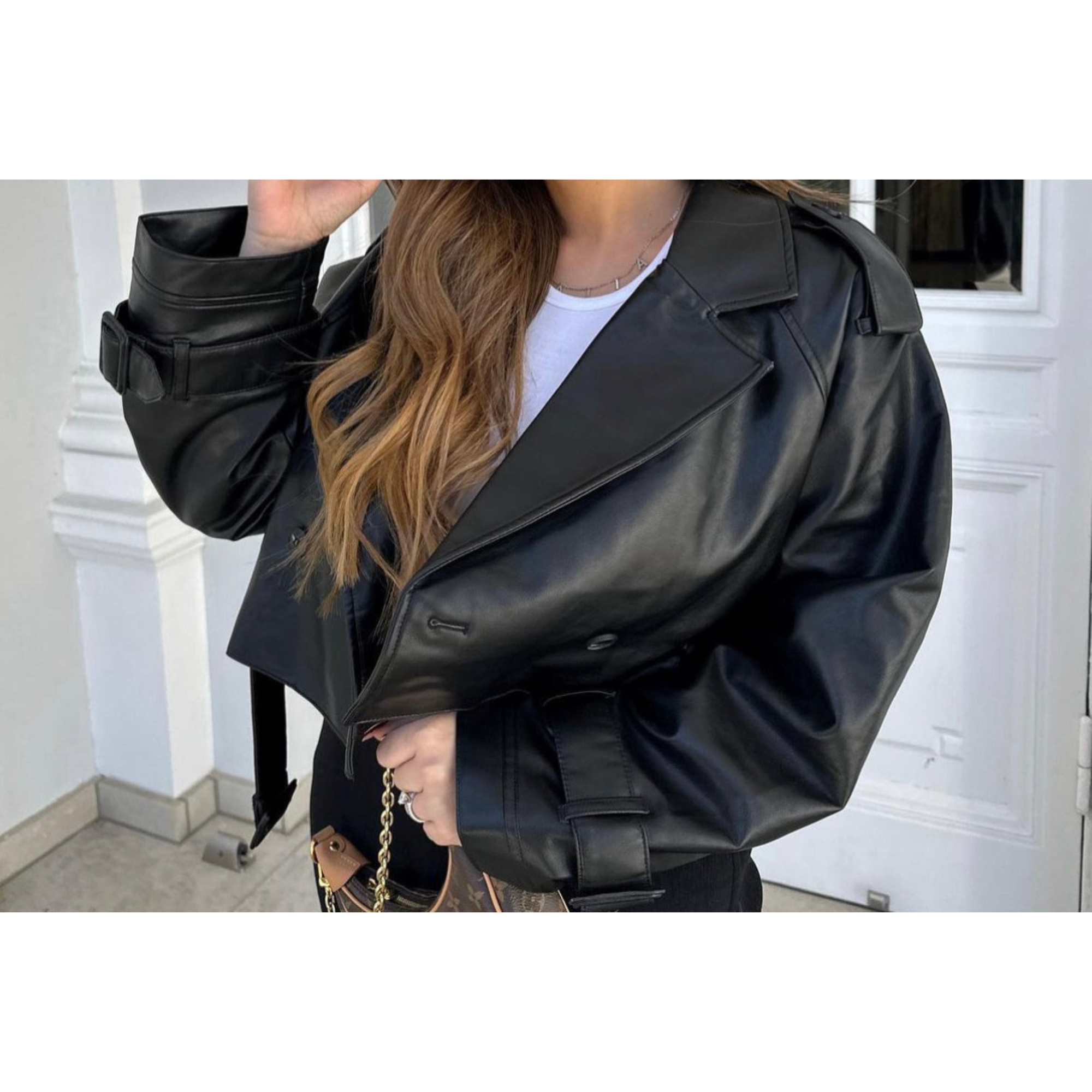 Elira Stockholm™ |  Croppad Trenchjacka