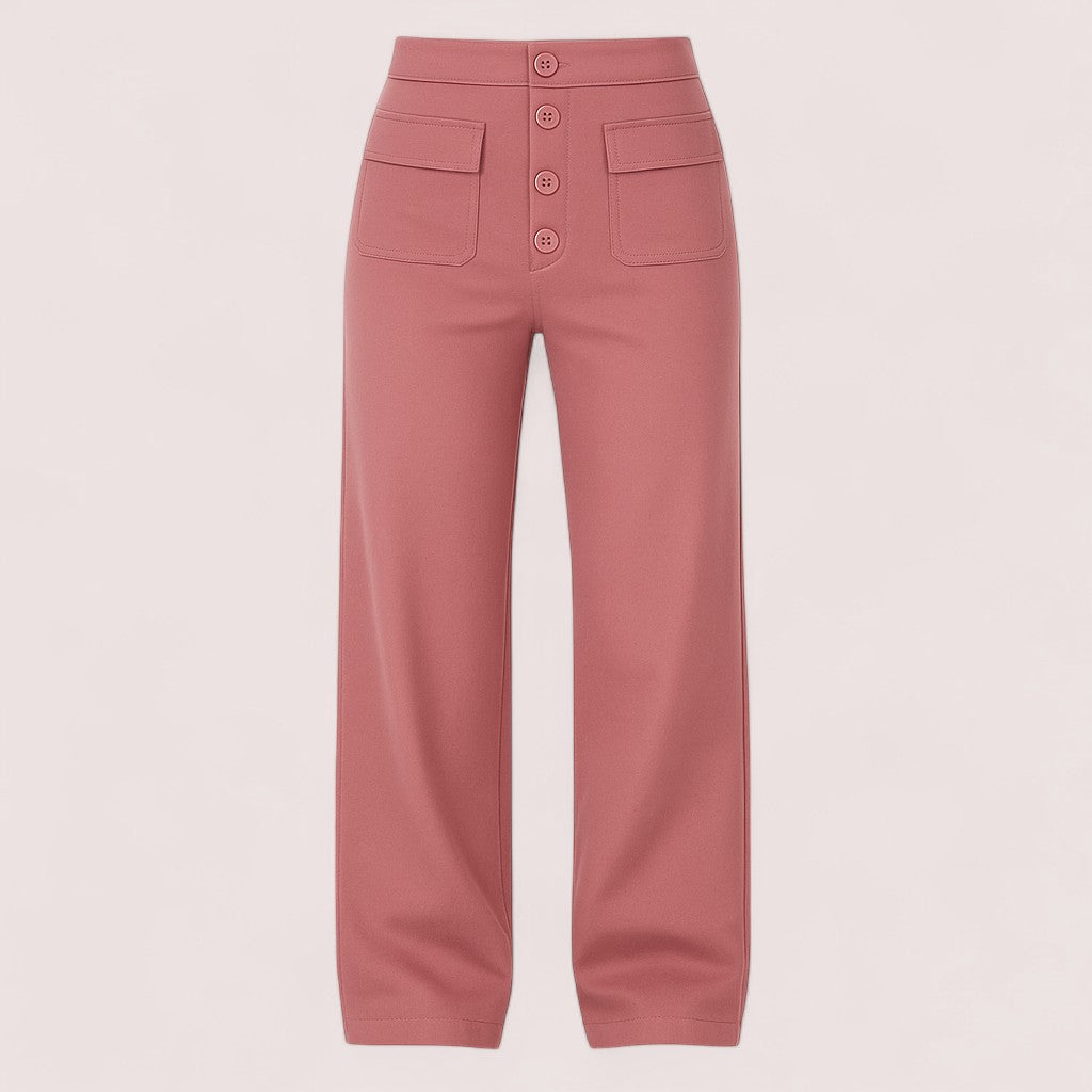 Elira Stockholm™ | Högmidjade Stretchbyxor