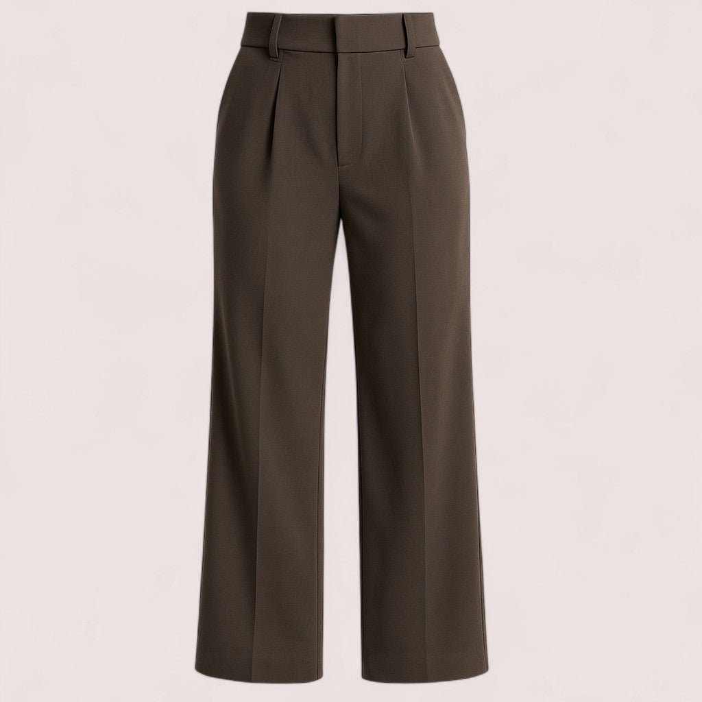 Elira Stockholm™ | Högmidjade Vida Byxor