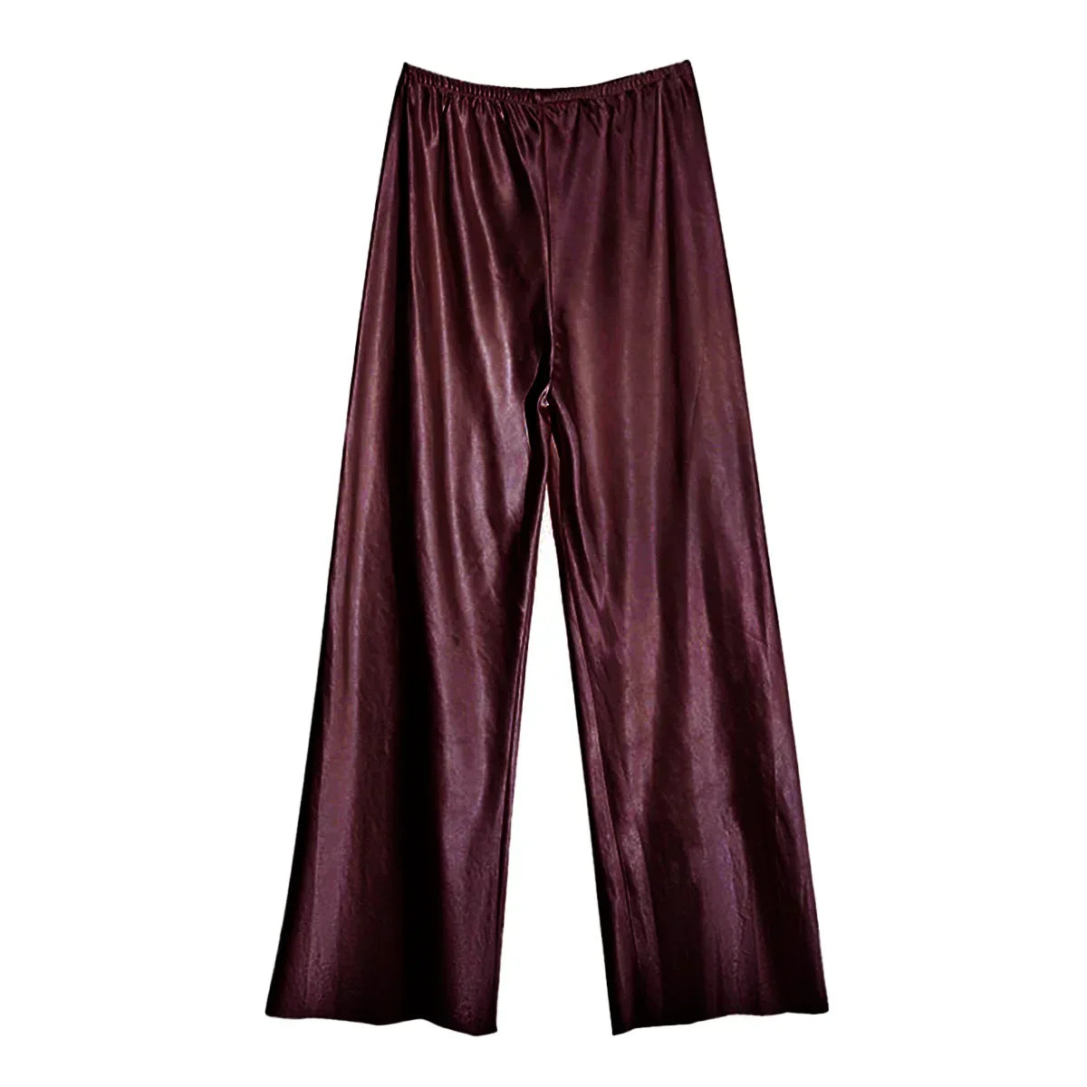 Elira Stockholm™ | Satin Byxor med Vid Ben