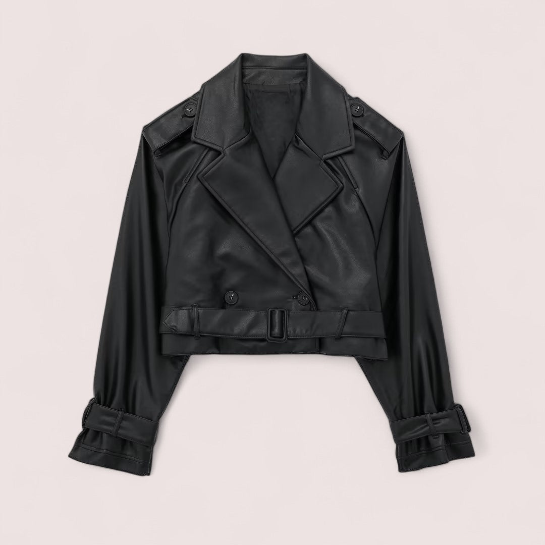 Elira Stockholm™ |  Croppad Trenchjacka