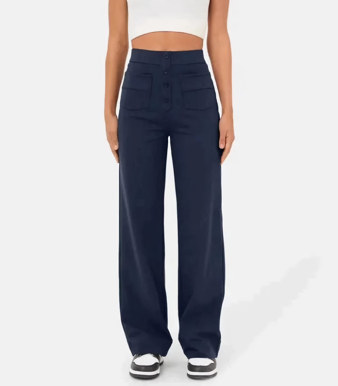 Elira Stockholm™ | Högmidjade Stretchbyxor