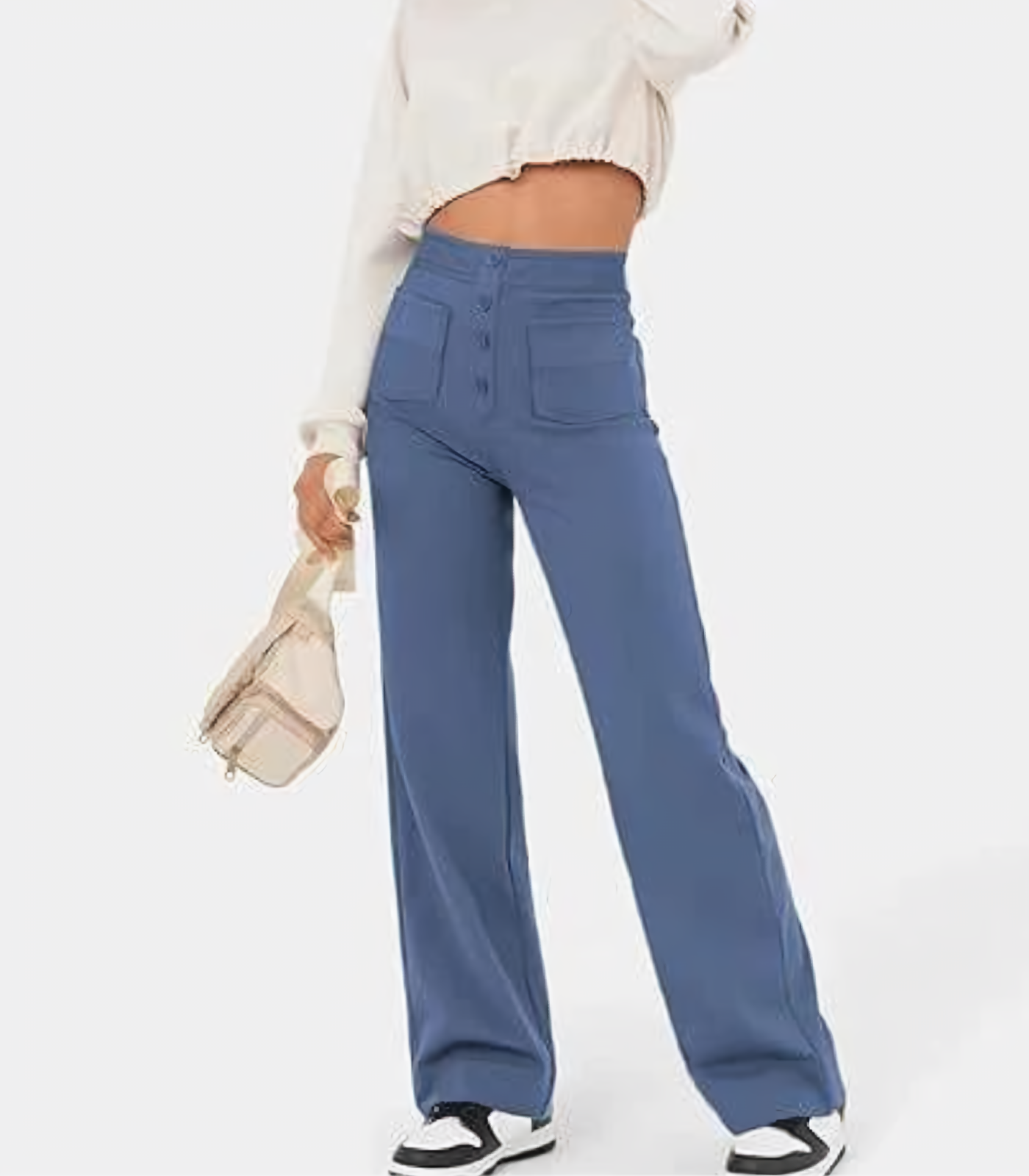 Elira Stockholm™ | Högmidjade Stretchbyxor