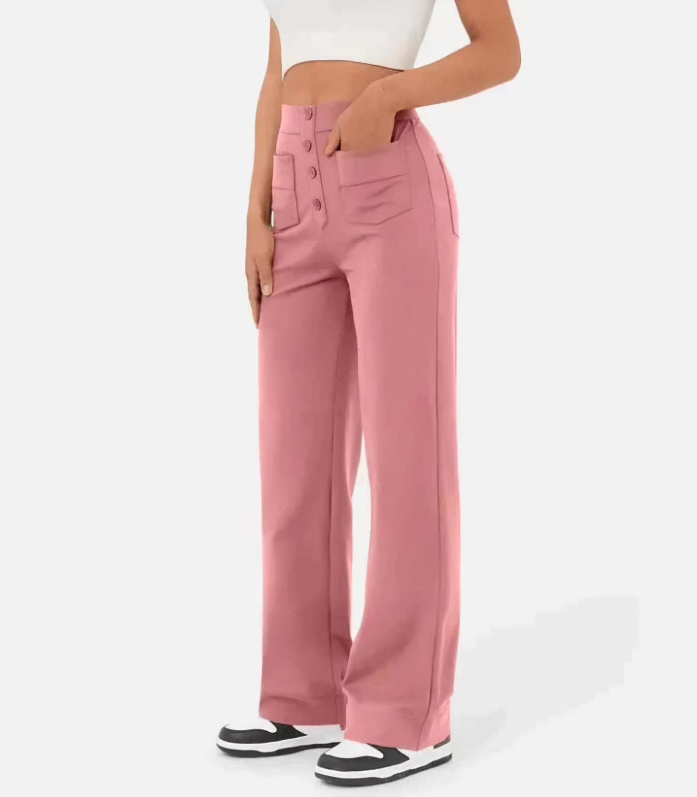 Elira Stockholm™ | Högmidjade Stretchbyxor