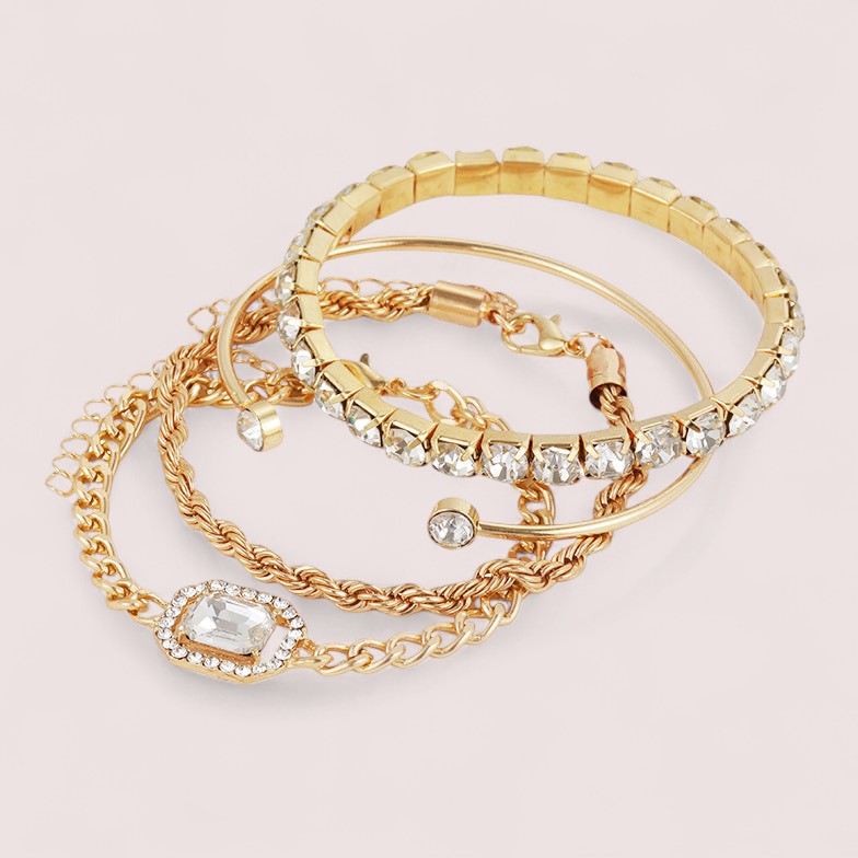 Elira Stockholm™ | Vintage 4-delars Armband Set