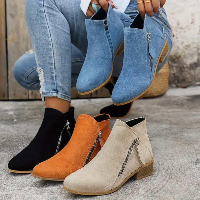 Elira Stockholm™ | Trendiga SUEDE Stövlar