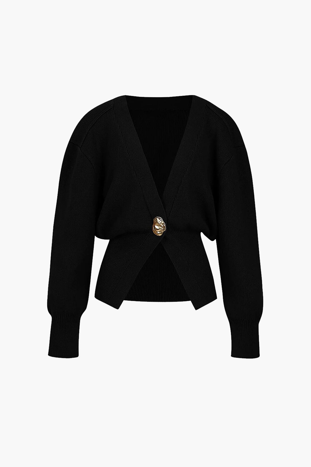 Elira Stockholm™ | Chique Cardigan Med Gyldna Knappar