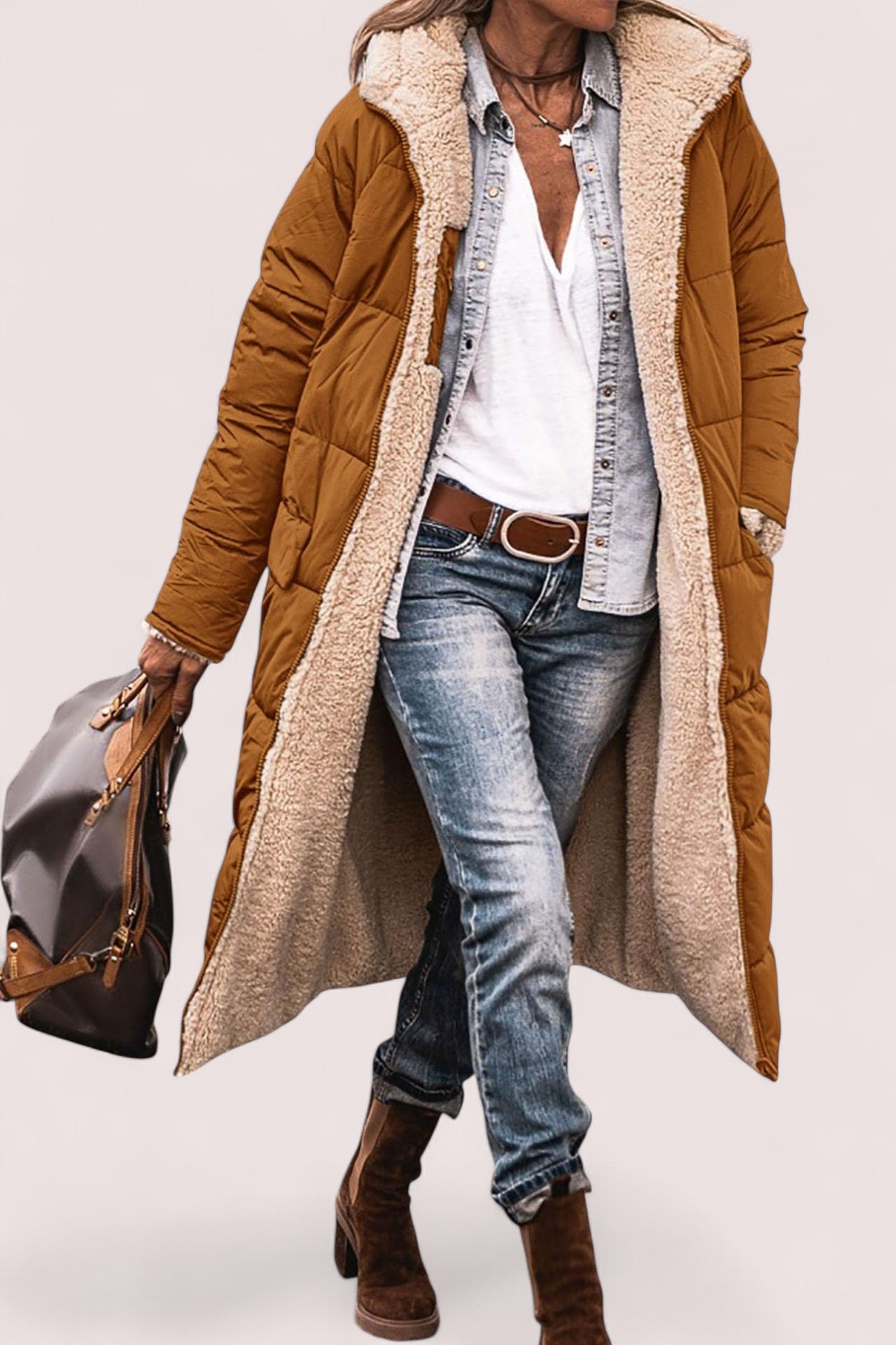 Elira Stockholm™ | VARM REVERSIBEL PARKA JACKA