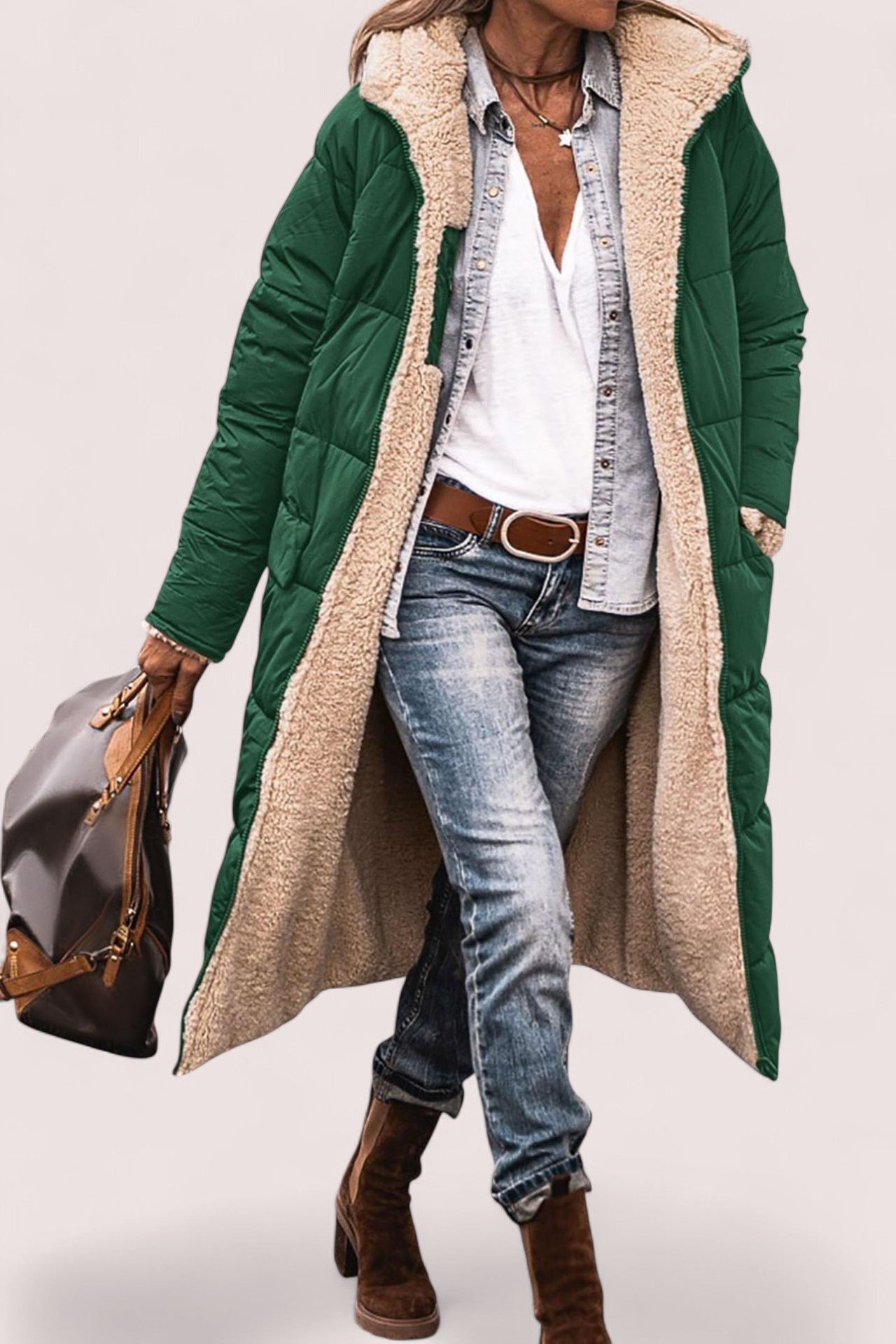 Elira Stockholm™ | VARM REVERSIBEL PARKA JACKA