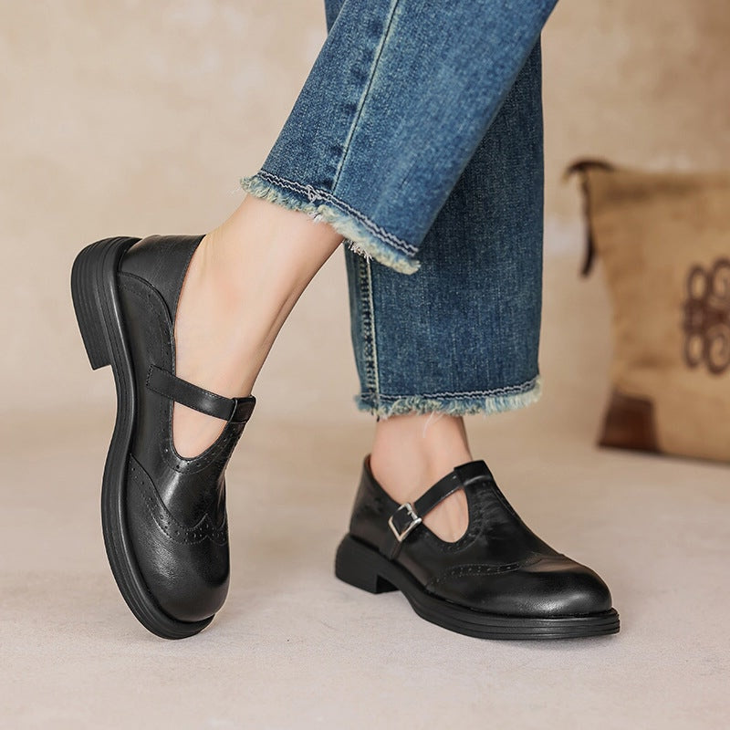 Elira Stockholm™ | Eleganta Mary Janes i Läder