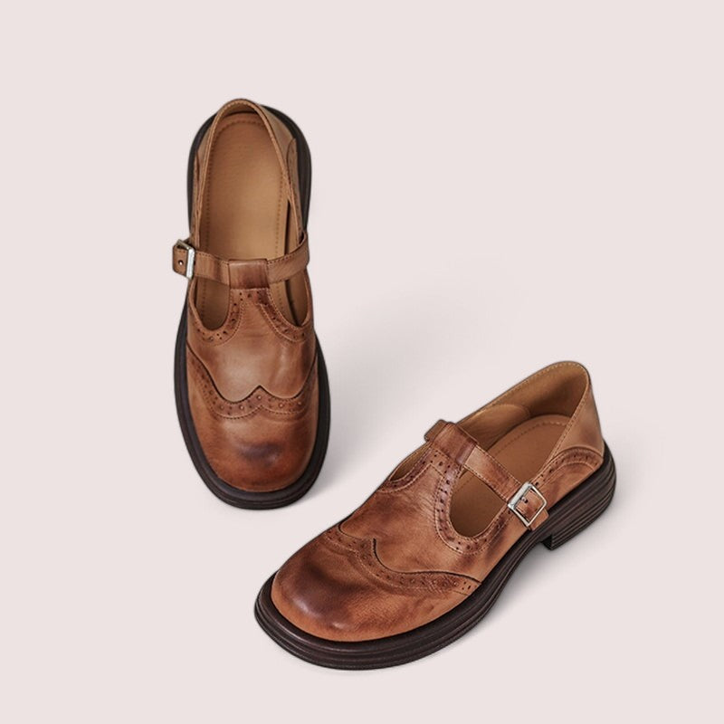 Elira Stockholm™ | Eleganta Mary Janes i Läder
