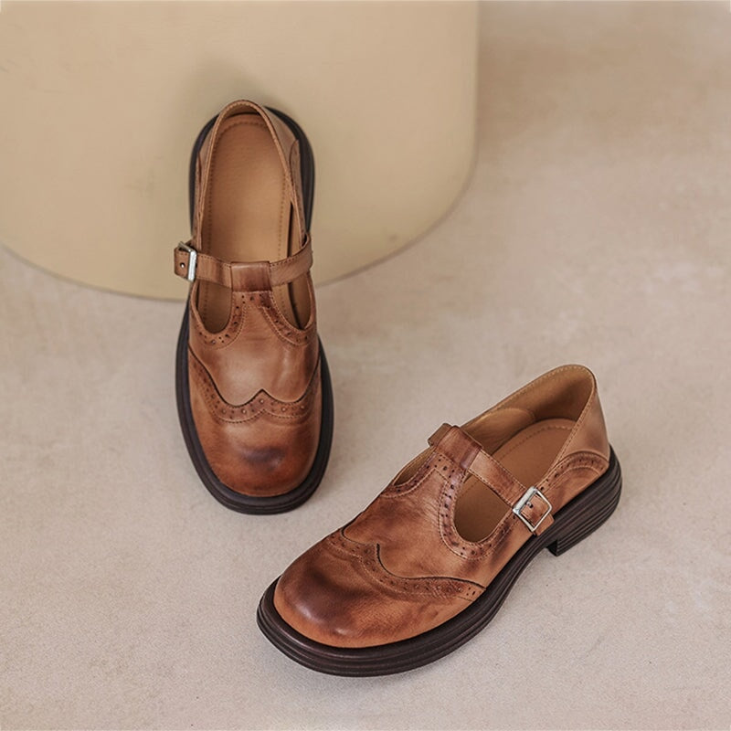 Elira Stockholm™ | Eleganta Mary Janes i Läder